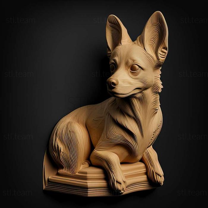 3D model Small Belgian Dogs dog (STL)